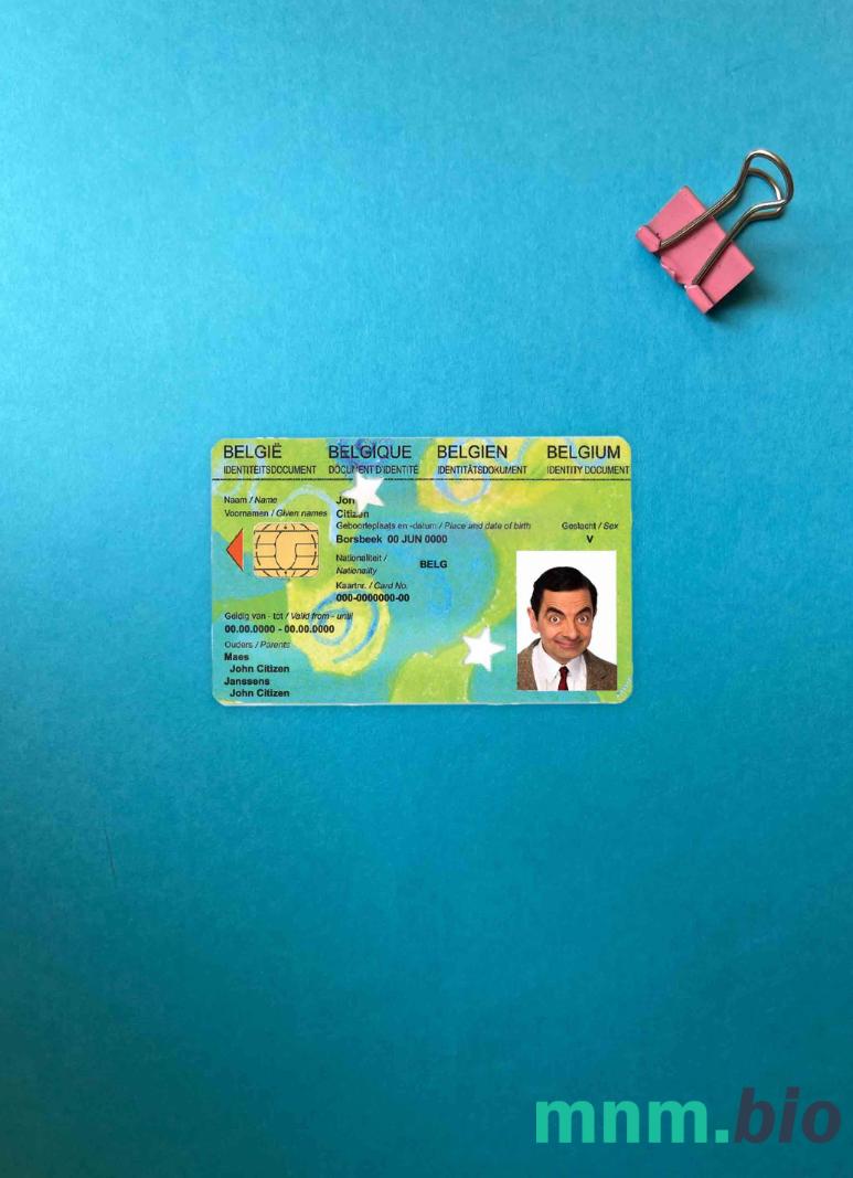 Belgia Kids-ID fotowygląd skan i fotorealistyczny snapshot, 2 w 1